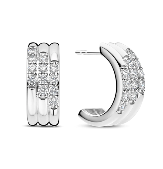 Ohrringe Ti Sento Milano Dame in Silber Cubic Zirconia 78053ZI - 78053ZI
